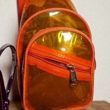 NICE WALA Kids' Jelly Waterproof Chest Pouch – Stylish & Transparent