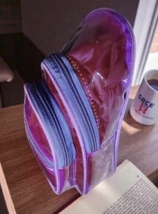 NICE WALA Kids' Jelly Waterproof Chest Pouch – Stylish & Transparent
