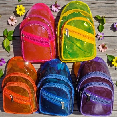 NICE WALA Kids' Jelly Waterproof Chest Pouch – Stylish & Transparent