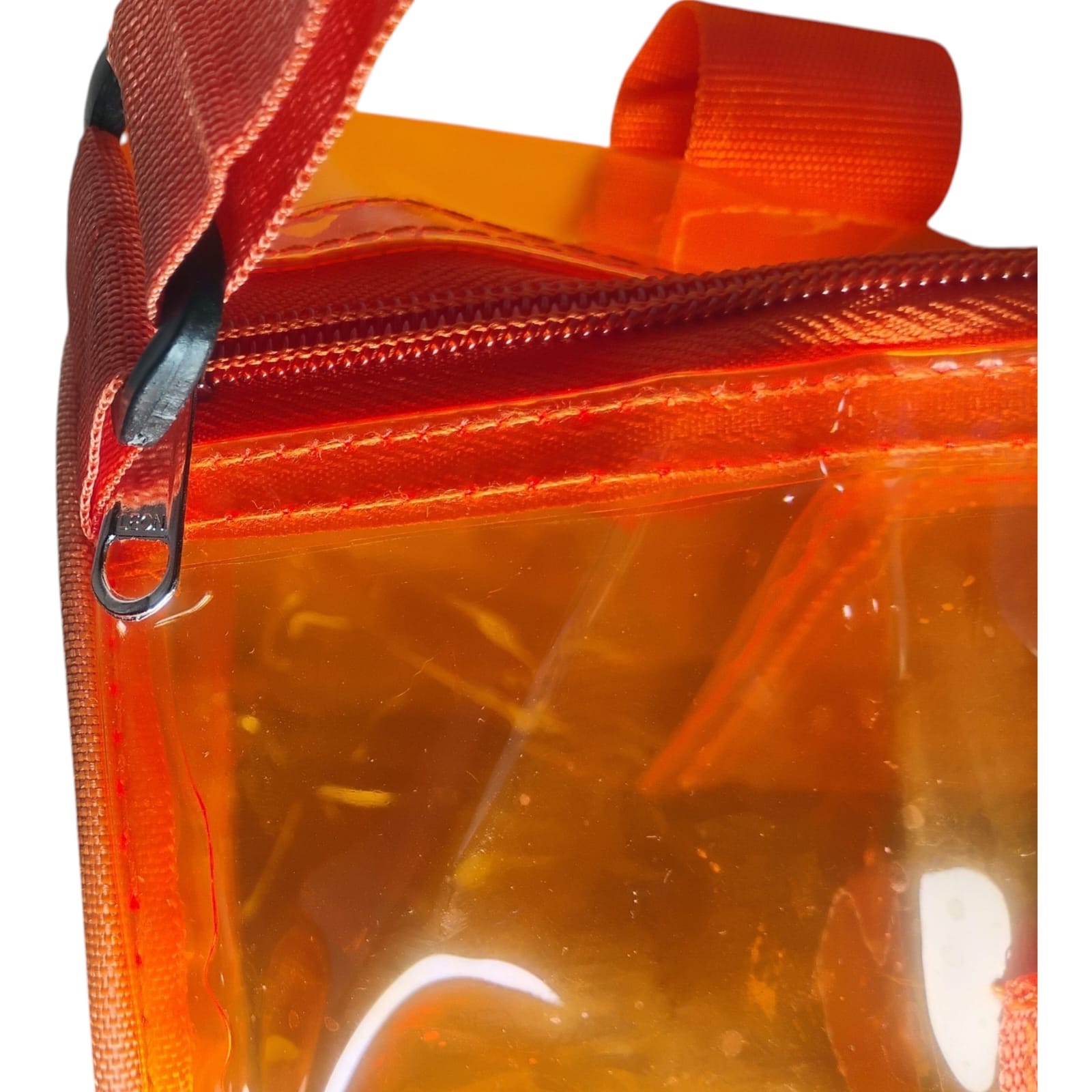 Orange duffle bag 5