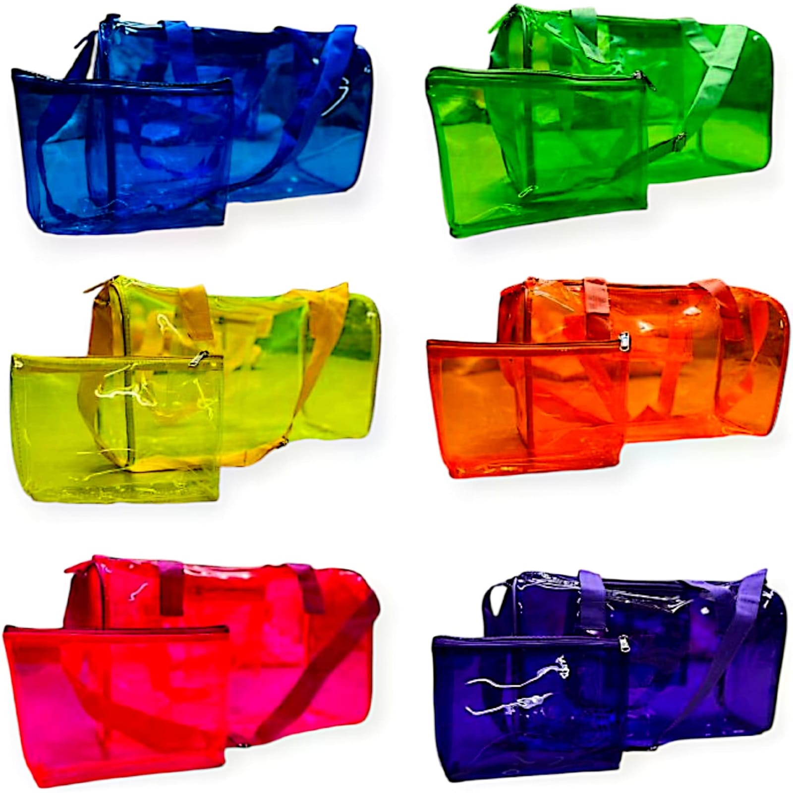 NICE WALA Transprent Duffel Combo Bags5
